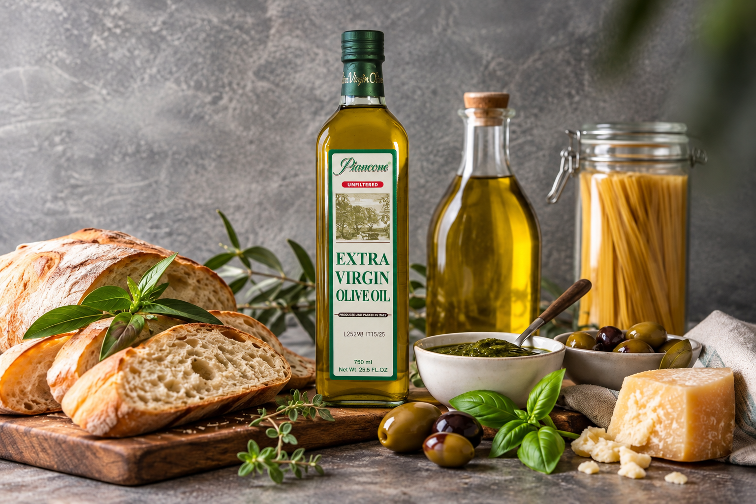 Bread with Pasta